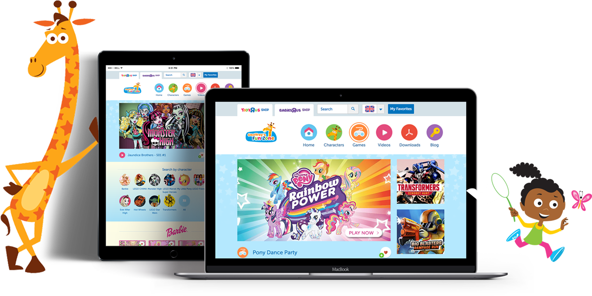 Children's Entertainment Center - Toys "r" Us Clipart (1200x601), Png Download