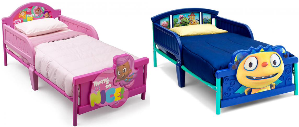 Brittany Found These Adorable Toddler Beds On The Toys - Bubble Guppies Toddler Bed Clipart (1143x600), Png Download