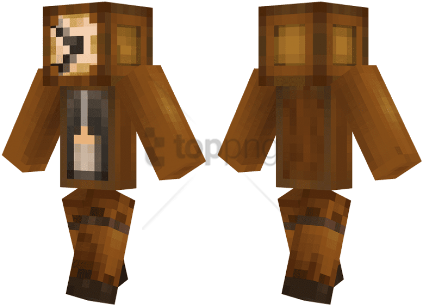Free Png Download Green And Black Minecraft Skins Png - Minecraft Puppet Fnaf Skin Clipart (850x614), Png Download