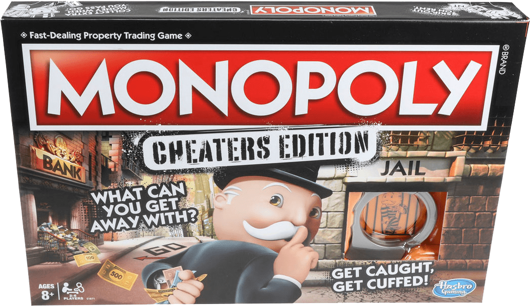 Monopoly - Monopoly Cheaters Edition Malaysia Clipart (1136x852), Png Download