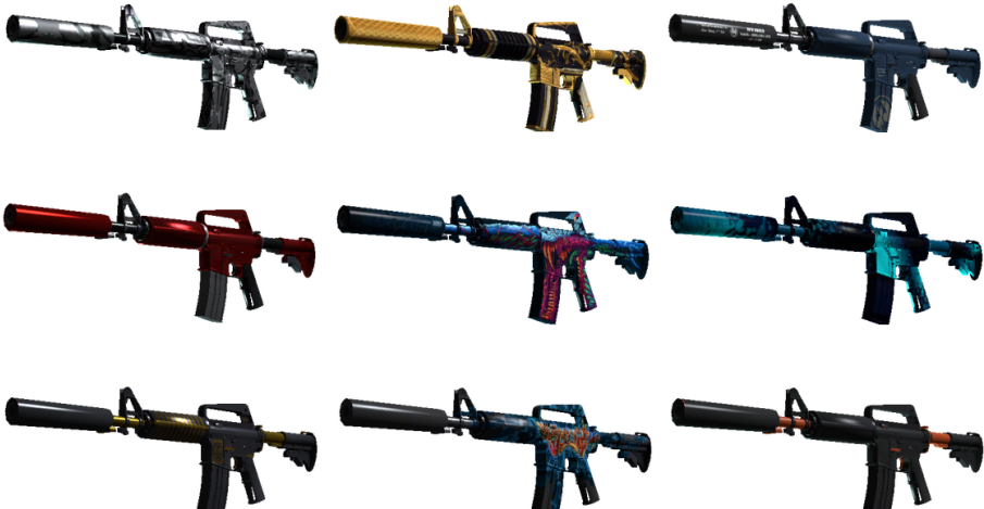 5 Rarest M4a1 S Skins In Cs Go Dbltap - M4a1 Cs Go Clipart (912x516), Png Download