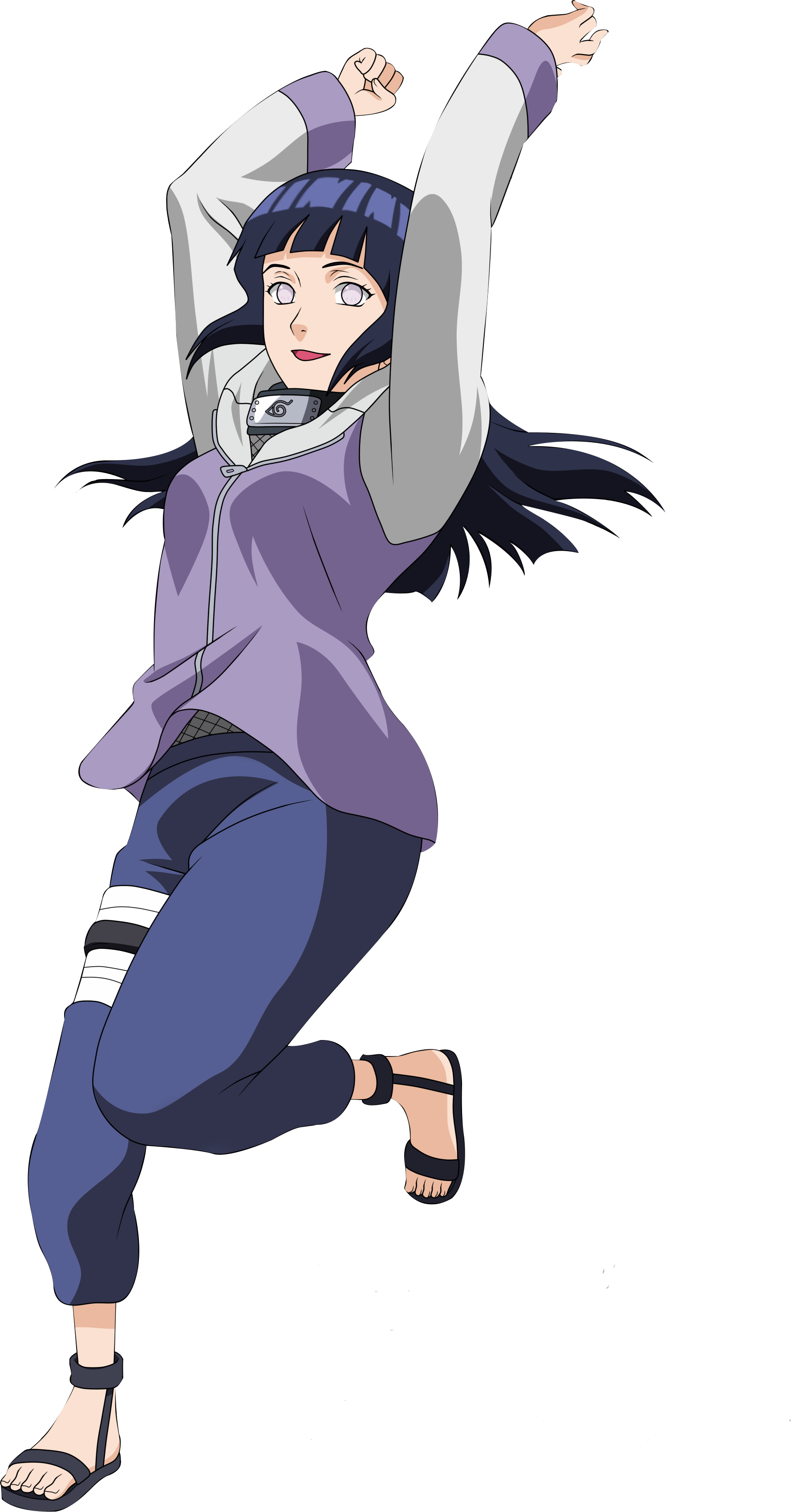 Naruto Shippuden Personajes Mujeres Clipart (1777x3399), Png Download