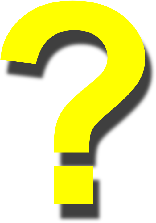 Chance Question Mark Monopoly - Yellow Question Mark Png Clipart (506x722), Png Download