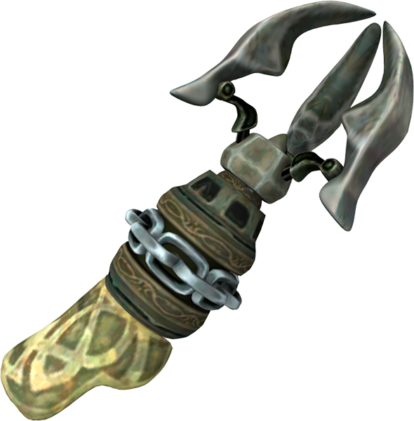 Games - Legend Of Zelda Clawshot Clipart (590x600), Png Download