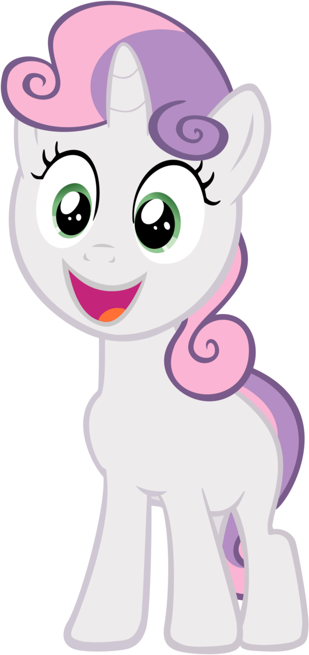 Faic, Grin, Safe, Simple Background, Solo, Sweetie - Sweetie Belle I Mean Yay Clipart (616x1296), Png Download