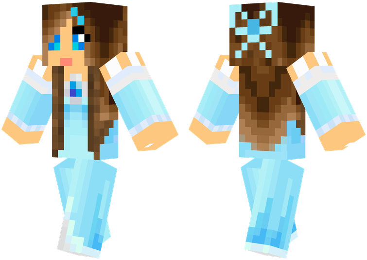 Ice Princess Minecraft Skins Cool, Minecraft Food, - Skin Minecraft Fille Princesse Clipart (755x536), Png Download