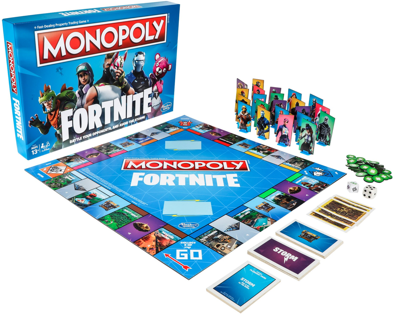 Board Game Fortnite Monopoly Clipart (1450x1450), Png Download