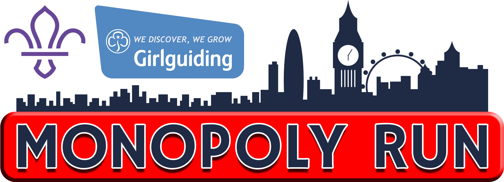 Monopoly Run "live" - Girlguiding Uk Clipart (2010x729), Png Download
