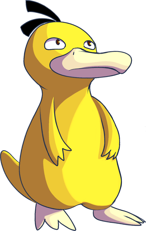 Pokemon Shiny-psyduck Is A Fictional Character Of Humans - Shiny Psyduck Transparent Clipart (509x800), Png Download