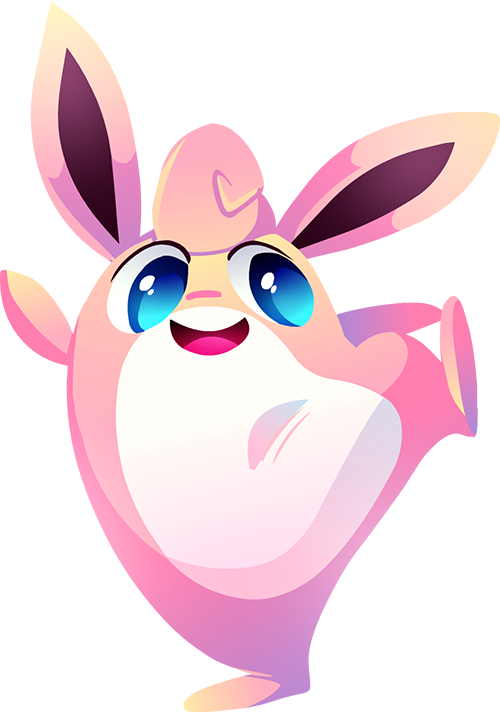 150kib, 500x712, Yay - Wigglytuff Art Clipart (500x712), Png Download