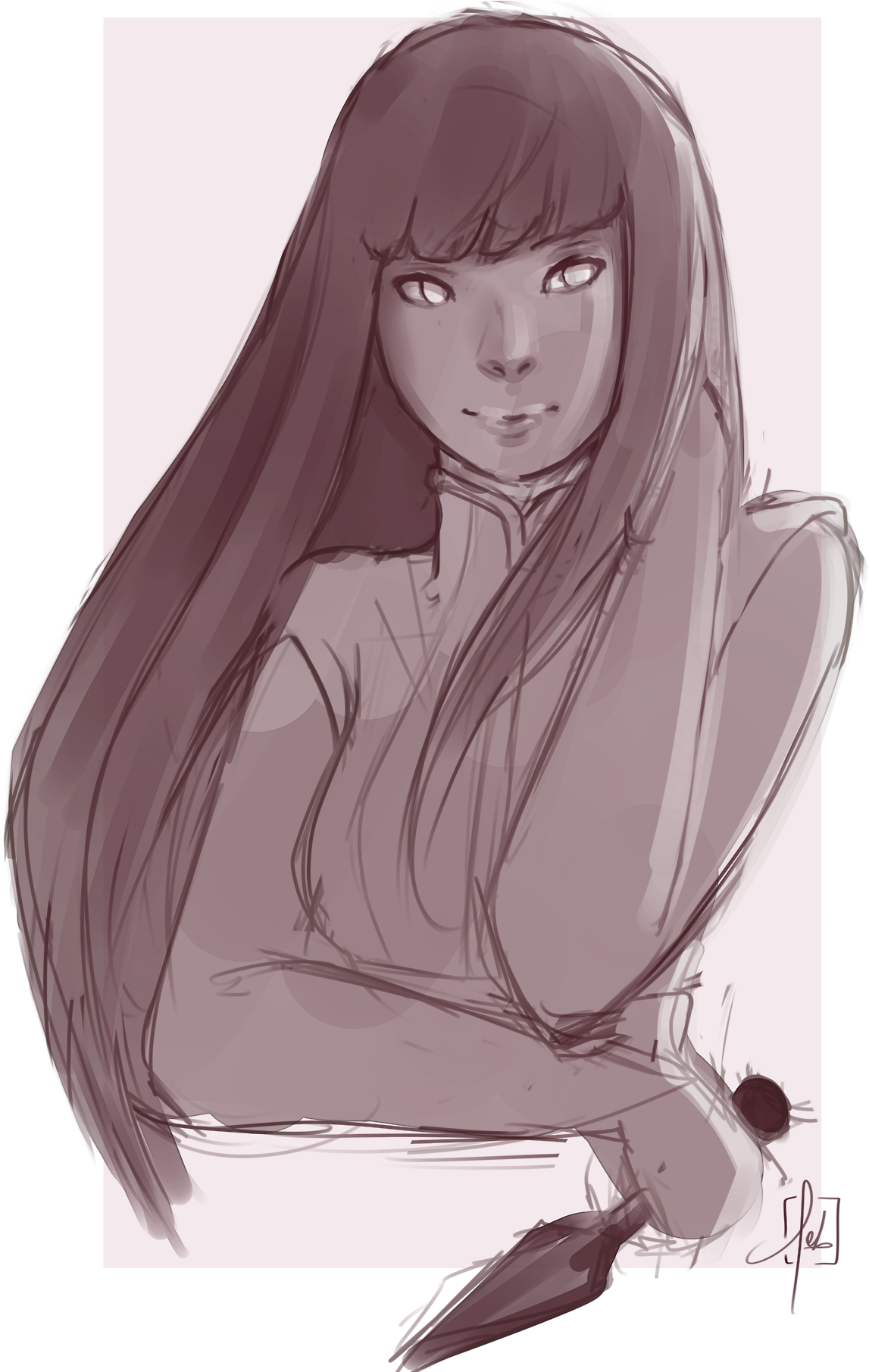 Hinata Debgall Naruto Shippuden Naruto Fanart Fanart Clipart (1147x1811), Png Download