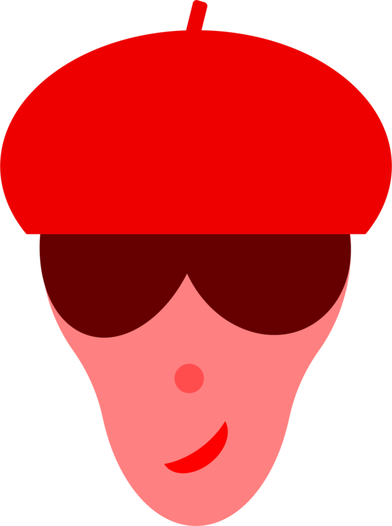 Beret Download Nose Cartoon Ornamental Fish - Illustration Clipart (559x750), Png Download