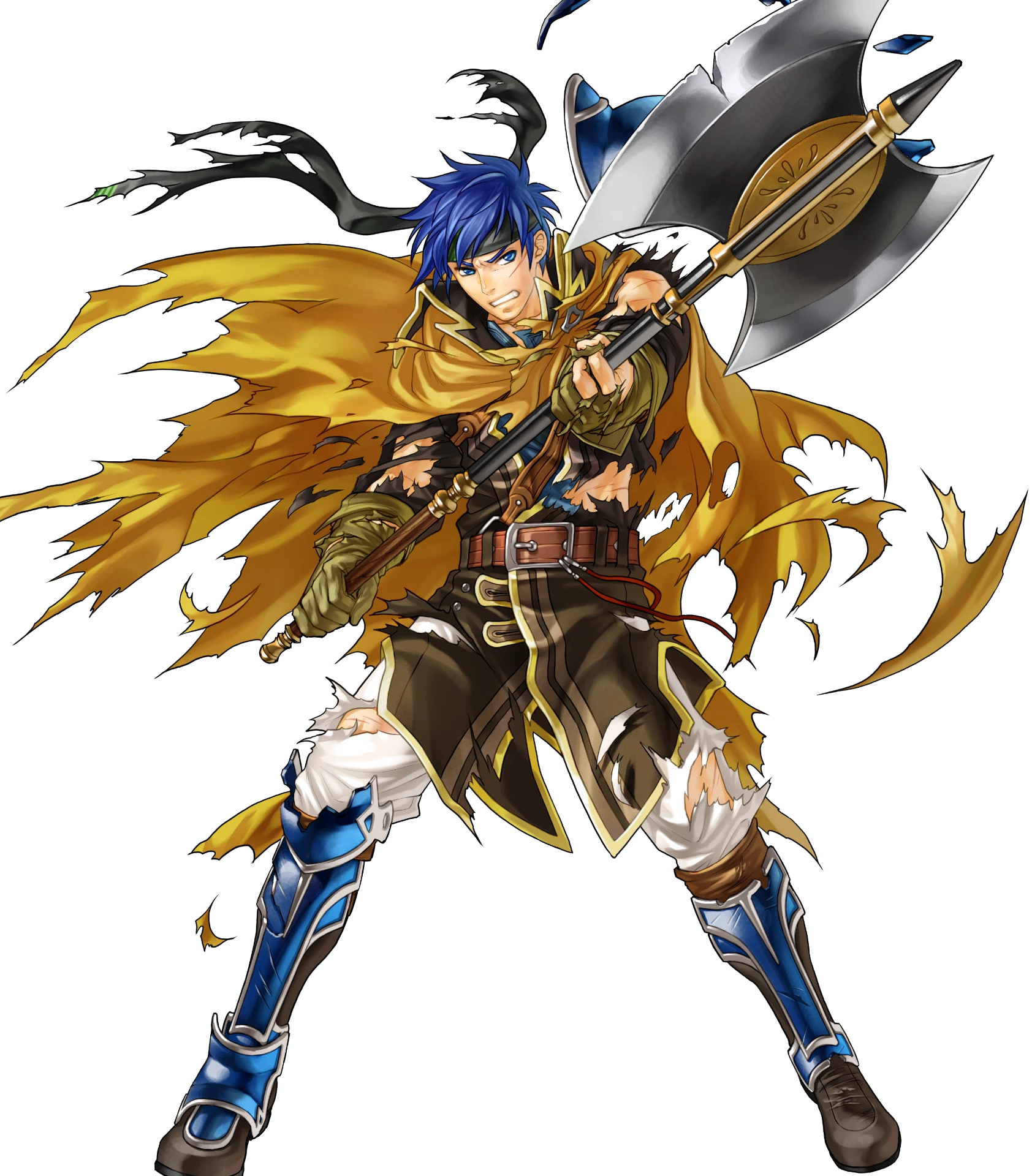 His Injured Art Isn't Showing Nearly Enough Skin, Particularly - Ike Fire Emblem Heroes Clipart (1684x1920), Png Download