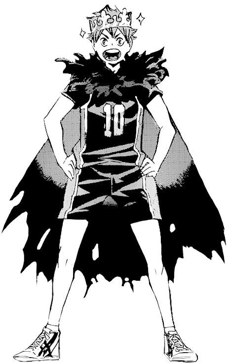 Hinata Cosplay Tutorial - Haikyuu Hinata King Clipart (500x749), Png Download