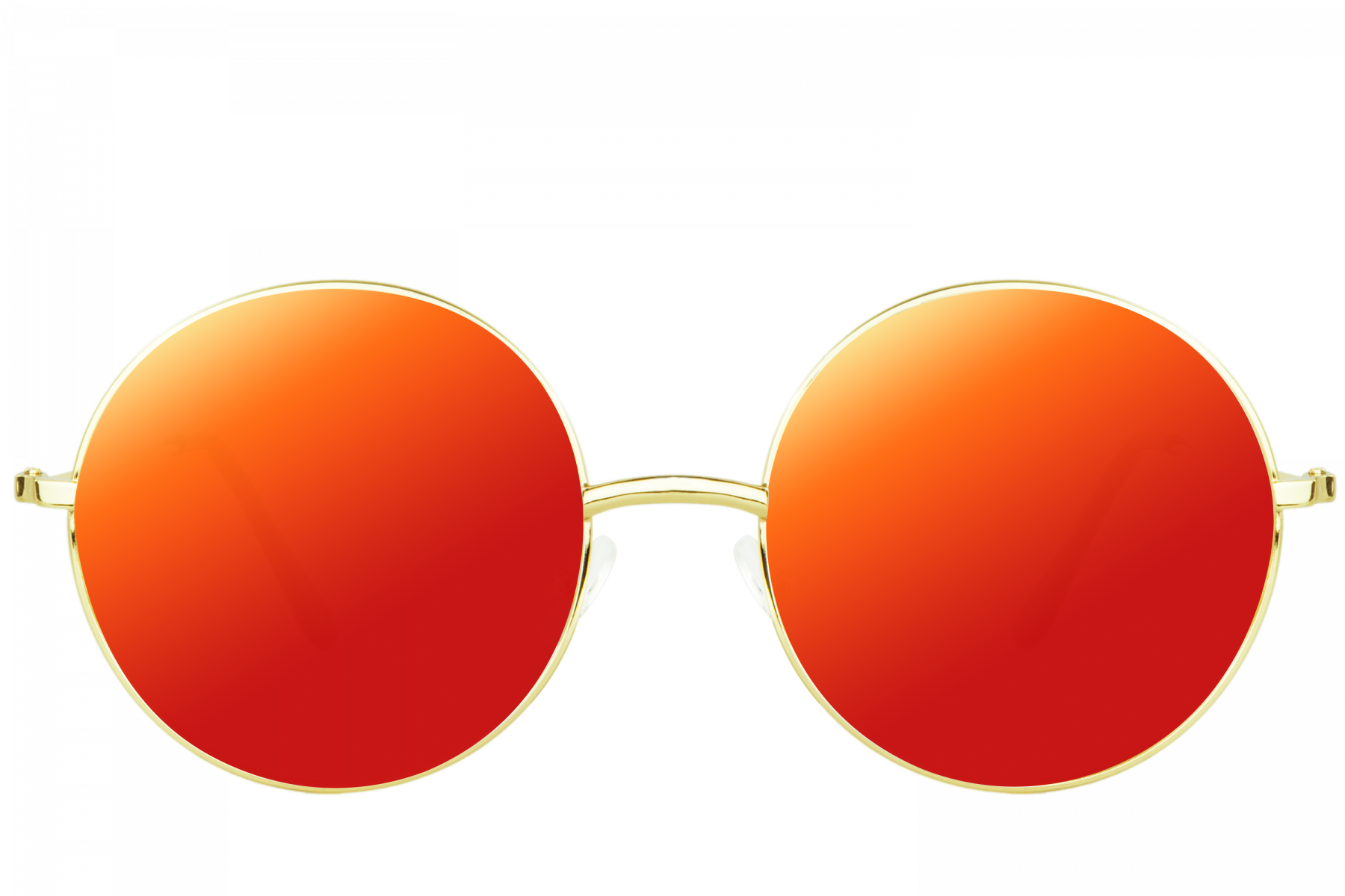 Badassorange1 - Orange Sunglasses Png Clipart (1800x1200), Png Download