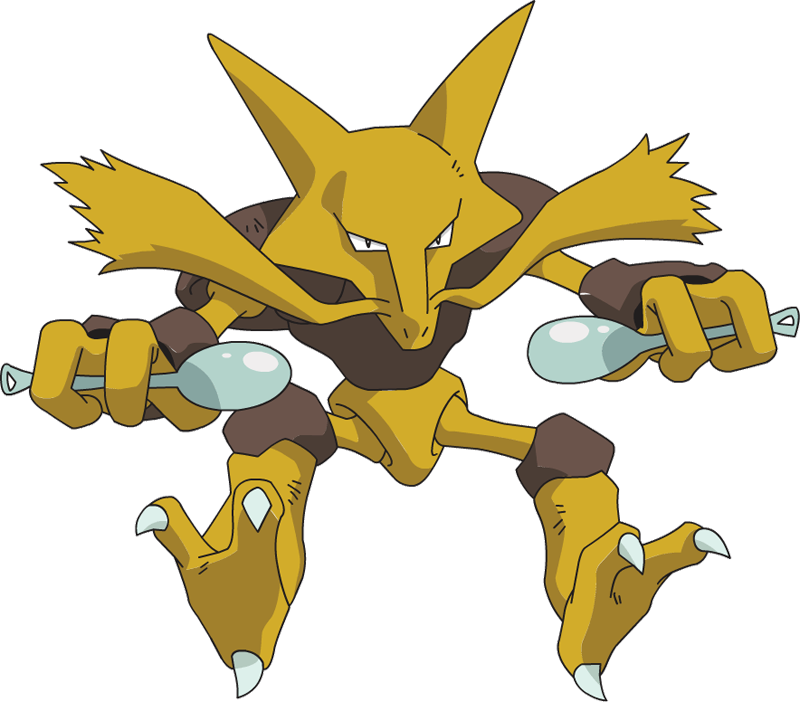 Alakazam Pokemon Clipart (800x702), Png Download