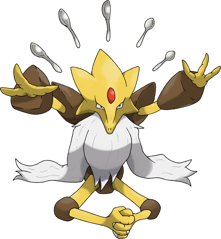 Mega Alakazam Clipart (740x800), Png Download