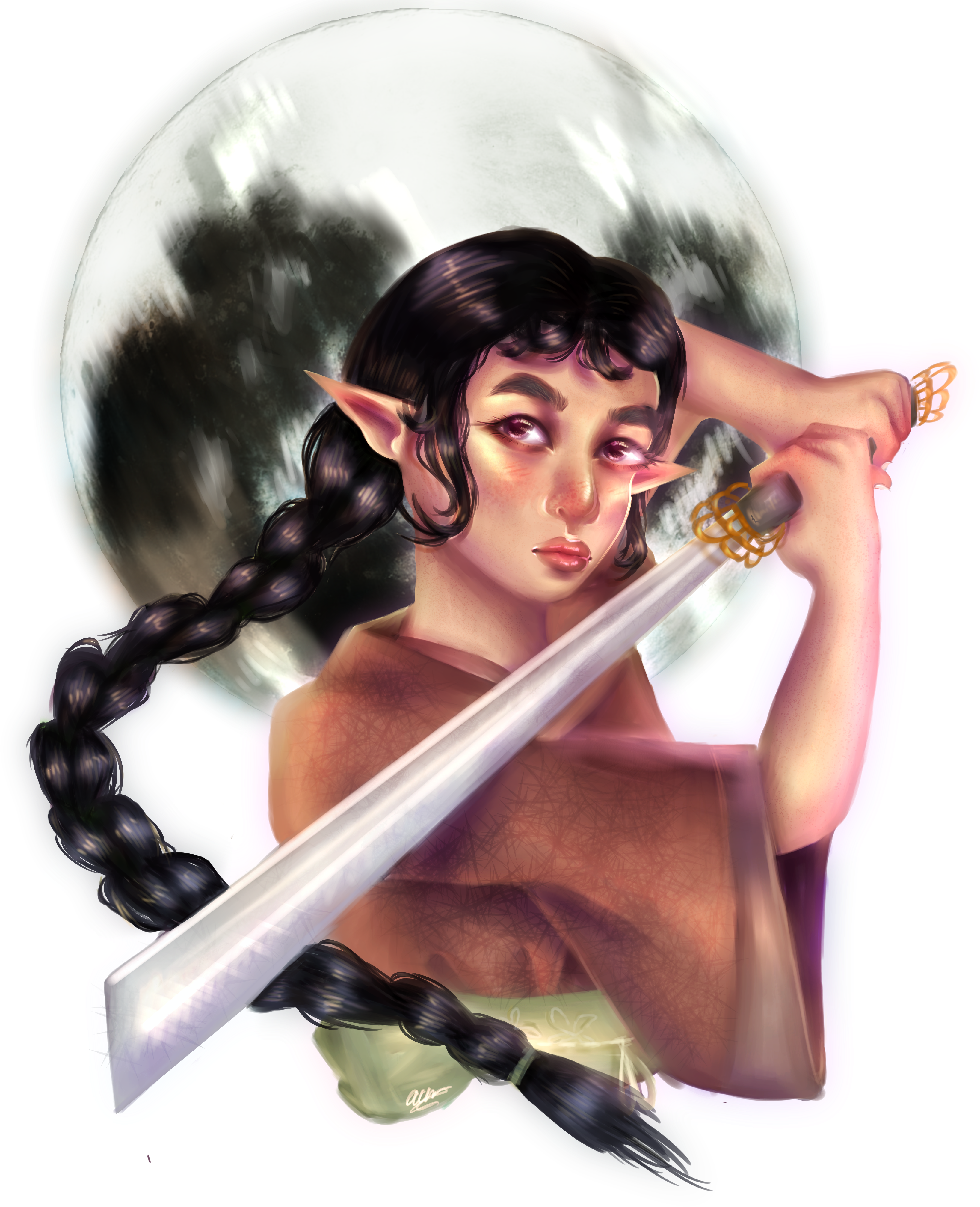 Characterdrawing - Girl Clipart (4092x4092), Png Download