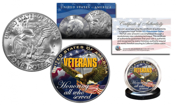 Veterans U - S - A - Honoring All Who Served Official - Quarter Clipart (600x600), Png Download