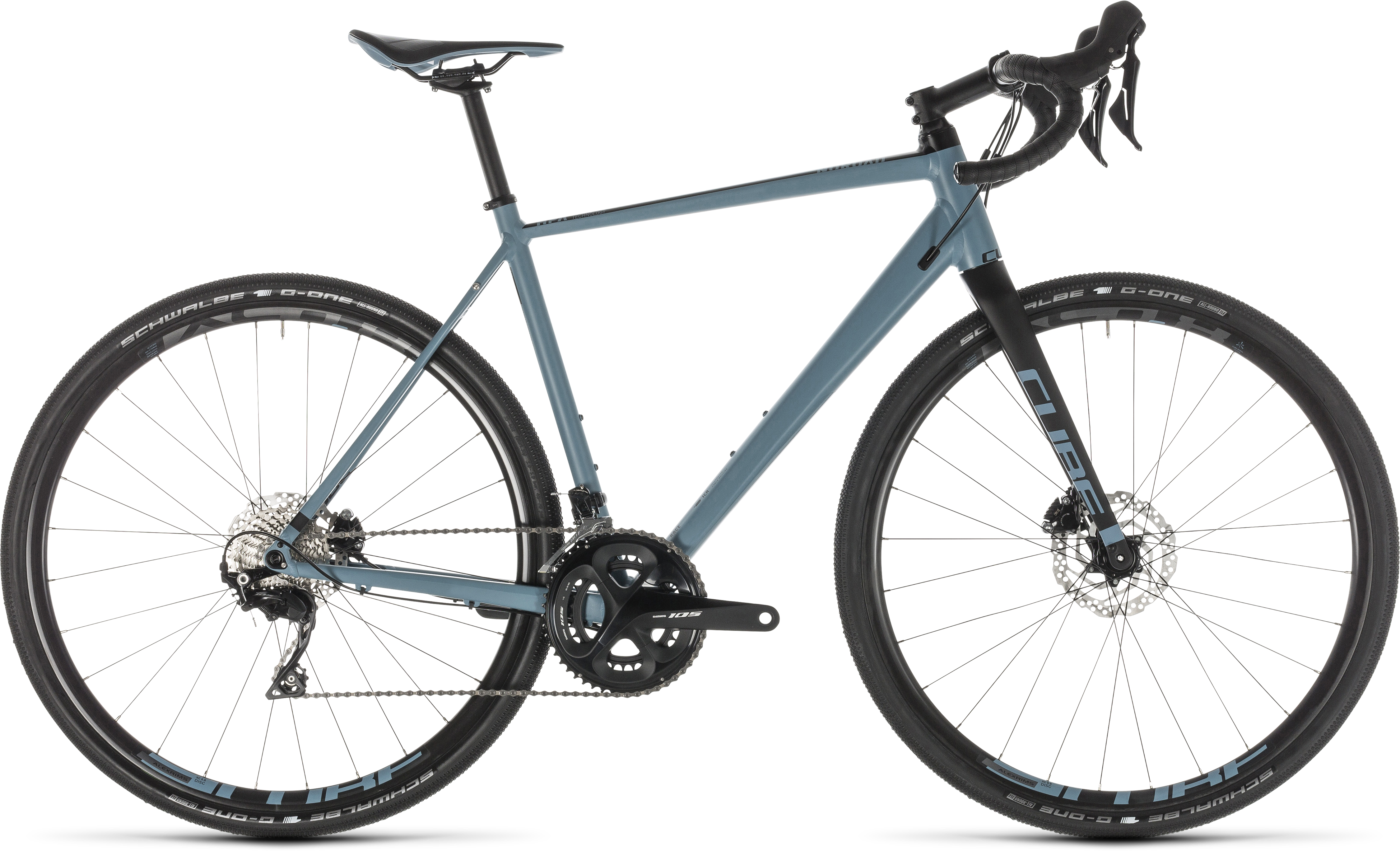Cube Nuroad Race Blue/black 2019 Gravel Bike - Cube Nuroad Race 2019 Clipart (4500x2797), Png Download