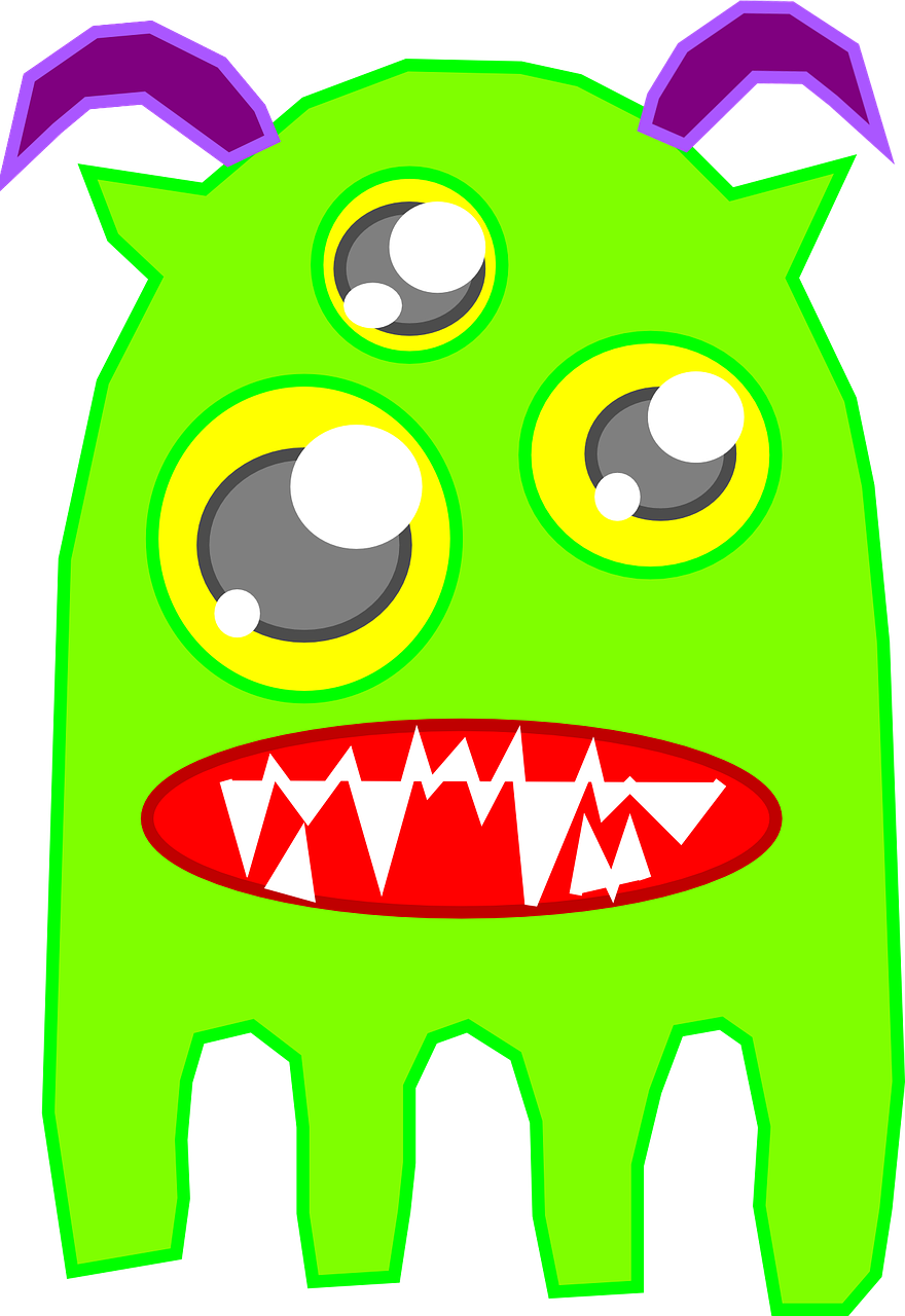 Monster Alien Ghost - Alien With 4 Legs Clipart - Png Download (880x1280), Png Download