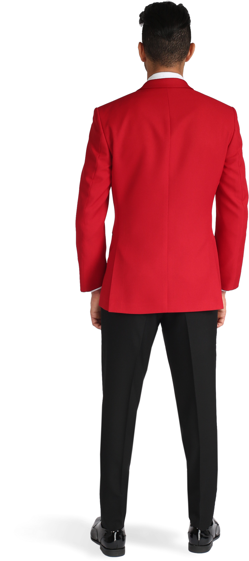 Red Peak Lapel Tuxedo - Suit Clipart (1188x1980), Png Download