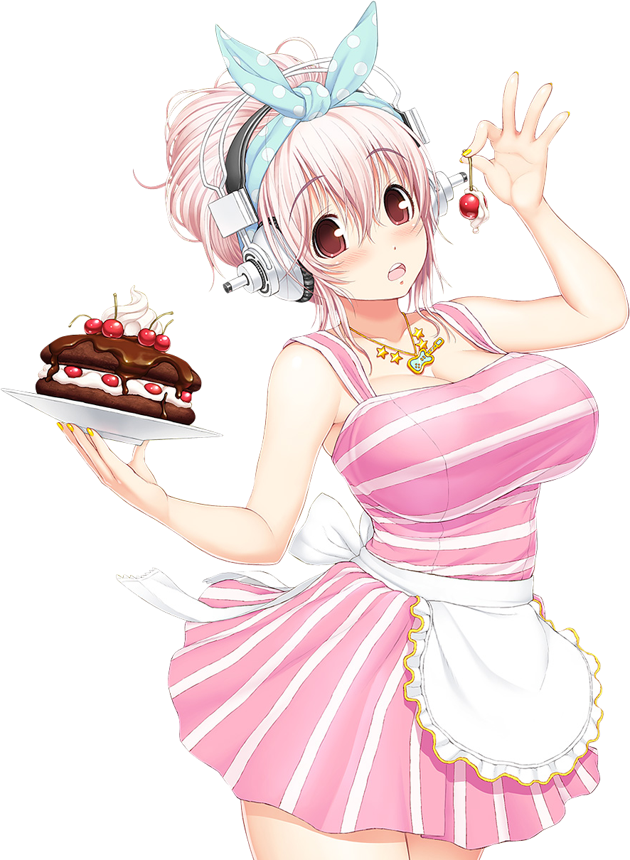 2016 04 15 825686 - Super Sonico Sexy Anime Clipart (974x1249), Png Download