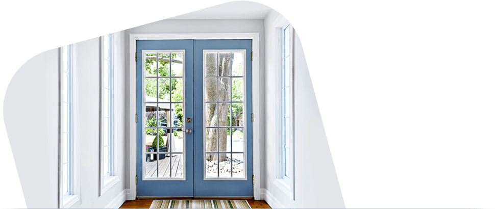 Choose From A Range Of Doors - Door Glass Window Clipart (970x450), Png Download