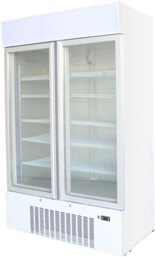 Kool F900 920l Double Glass Door Freezer - Window Clipart (600x600), Png Download