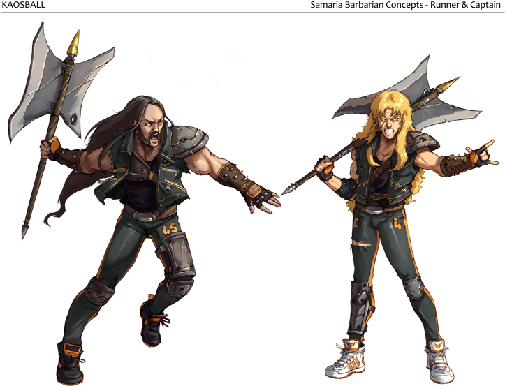 Kaosball Barbarians - Action Figure Clipart (750x573), Png Download