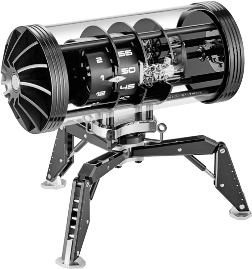 Time Machine Black And Palladium - Rifle Clipart (784x700), Png Download