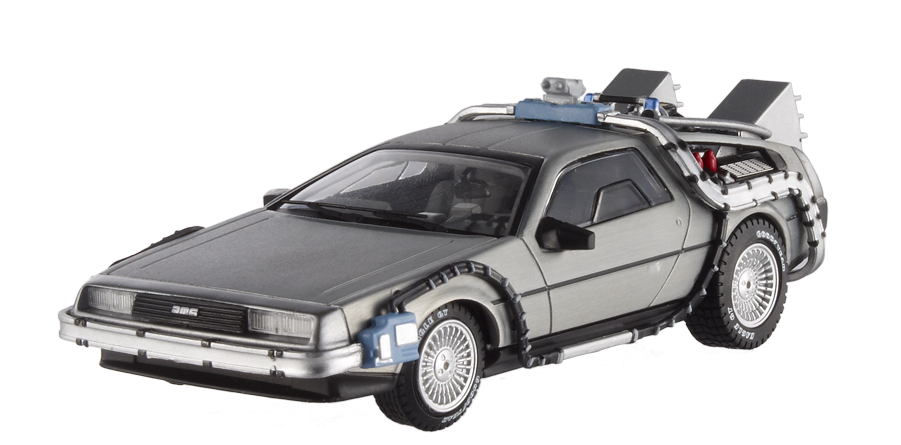 Back To Future Png - Back To The Future Time Car Clipart (901x445), Png Download