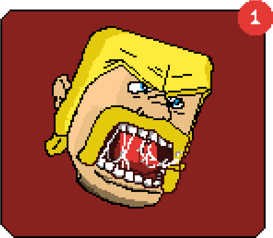 Clash Of Clans Barbarian - Illustration Clipart (1200x1200), Png Download