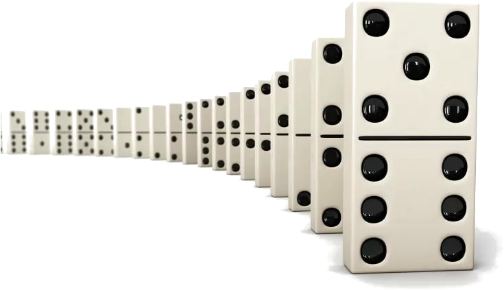 Dominoes Png - Dominos White Background Clipart (800x500), Png Download