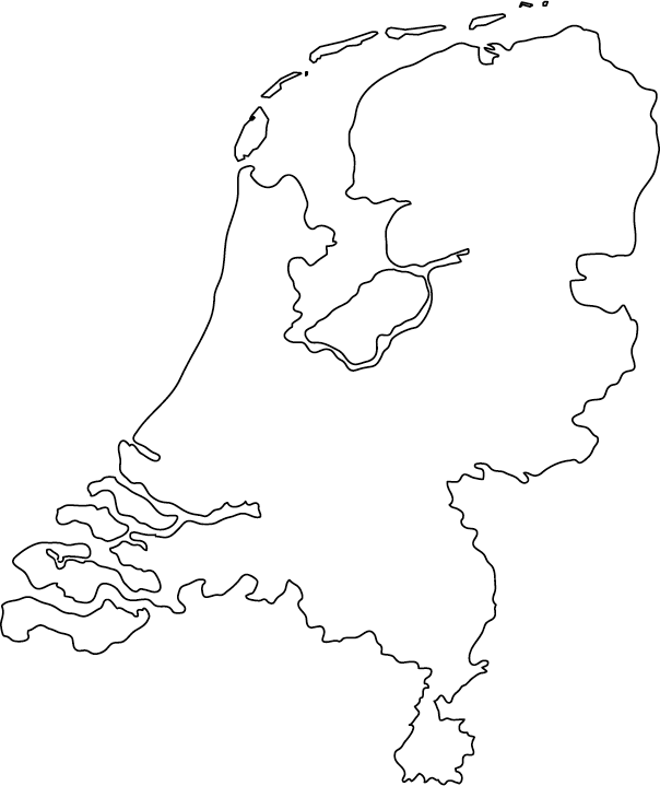 604 X 719 3 - Netherlands Map Outline Clipart (604x719), Png Download
