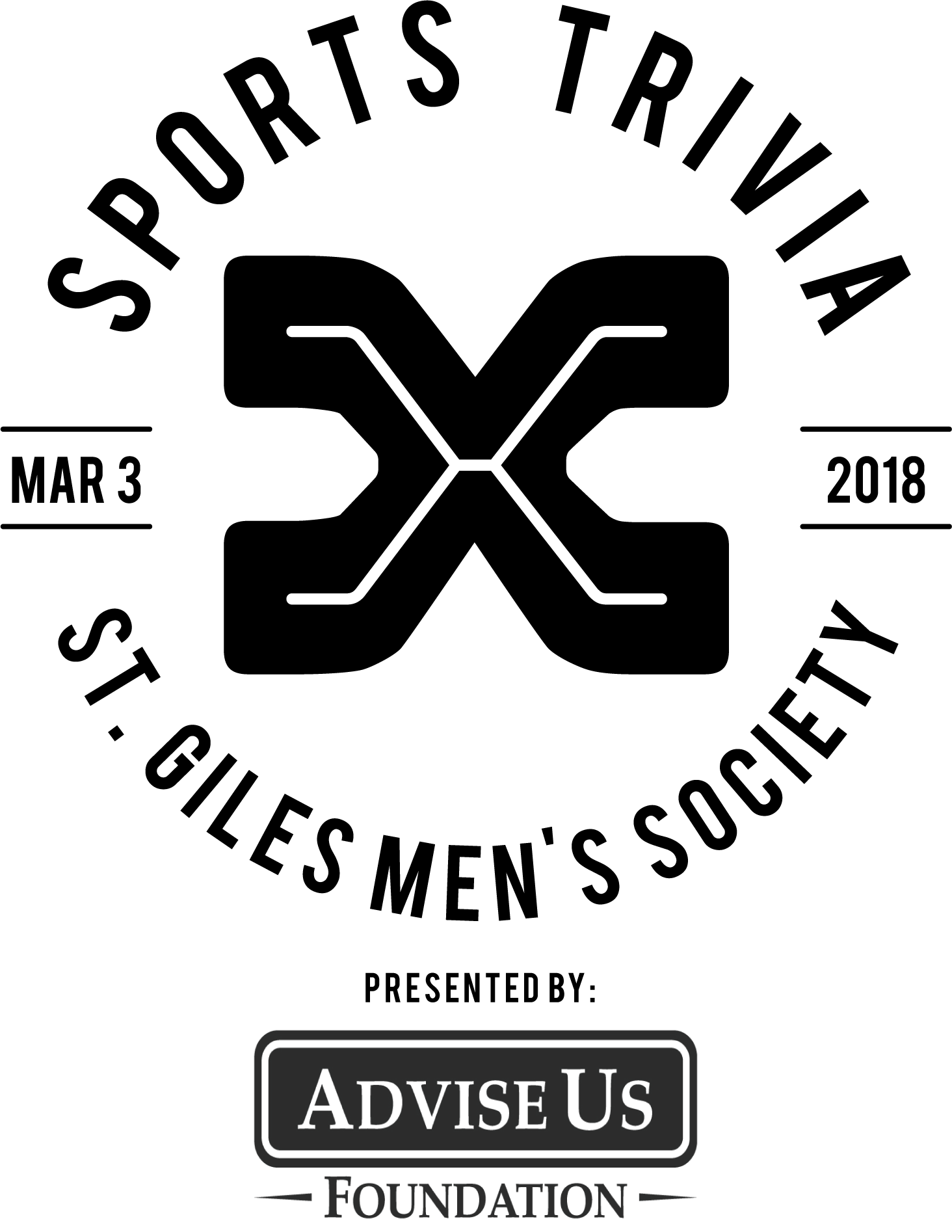 R33895 St Giles Trivia Logo Final Draft Mar W Advise - Poster Clipart (1464x1894), Png Download