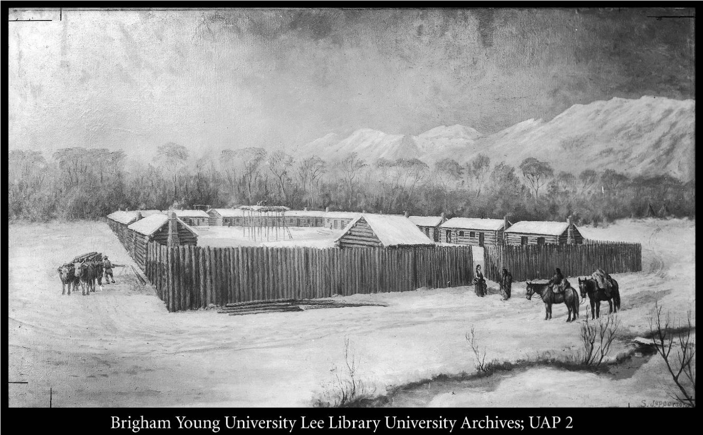 Fort Utah Clipart (1808x845), Png Download