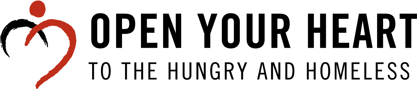 Feature Image For Open Your Heart To The Hungry And - Black-and-white Clipart (1486x380), Png Download