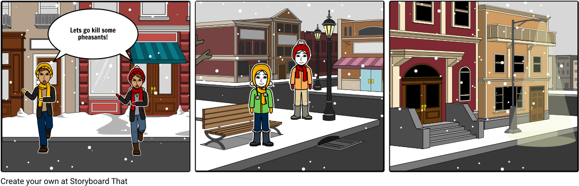 What Happened During The Snow Storm - Cartoon Clipart (1164x385), Png Download