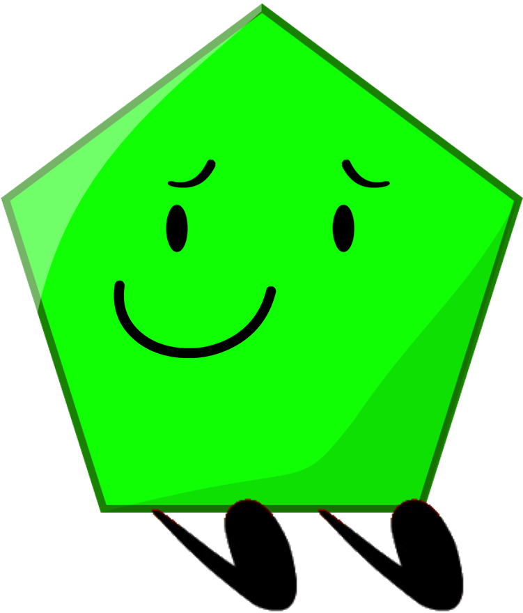 Pentagon Clipart Object - Object Show Green Pentagon - Png Download (751x880), Png Download