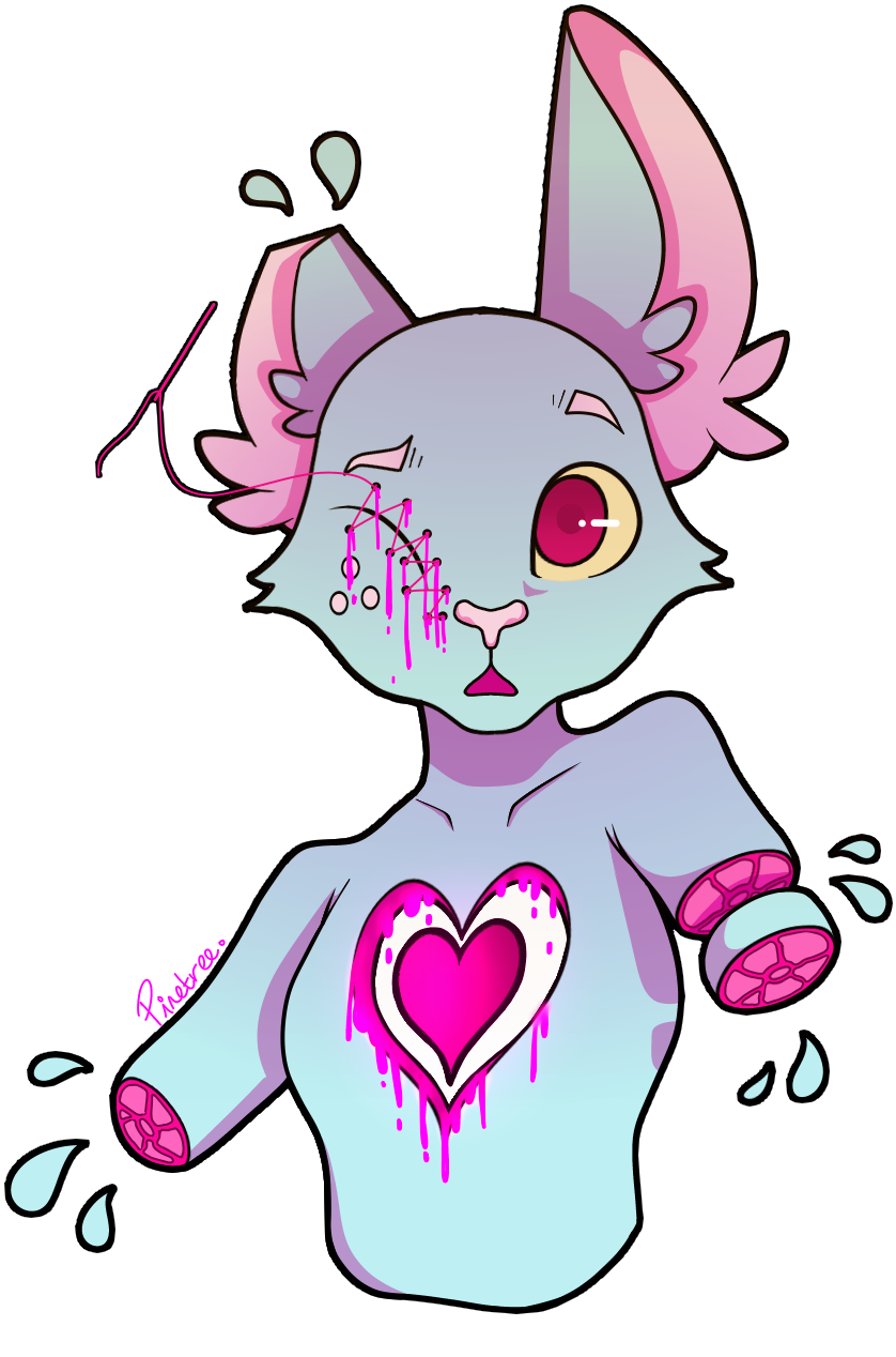 Pastel Gore Babe - Pastel Gore Clipart (904x1290), Png Download