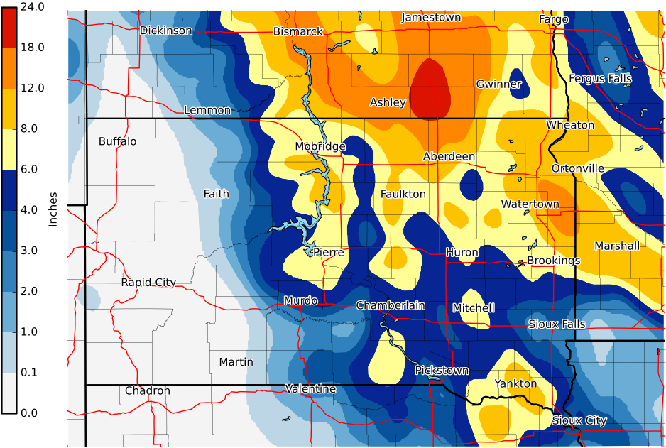 Some Of These Snowfall Amounts Rival Historic 24 Hour - Atlas Clipart (1066x661), Png Download
