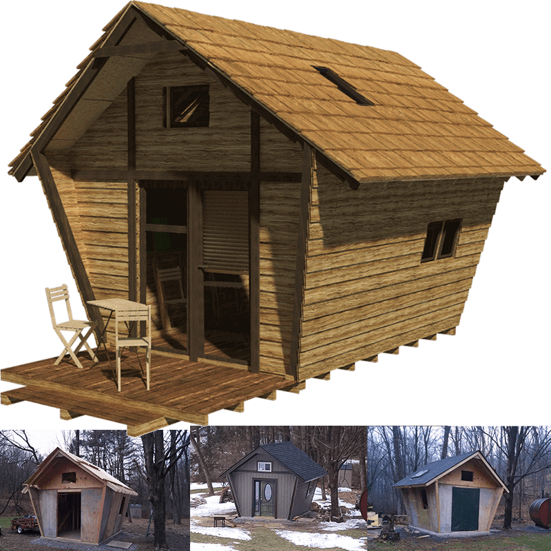 Pentagon Cabin Plans Ann - Pentagon Small Homes Clipart (800x800), Png Download