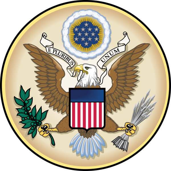 Doctor Symbol Clipart Civil War - United States Courts Seal - Png Download (600x600), Png Download