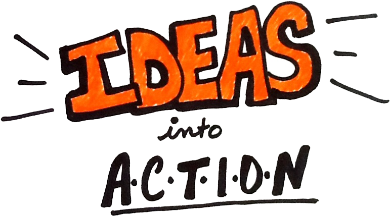 Business Idea Action Plan Icon - Put Ideas Into Action Clipart (840x469), Png Download