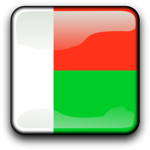Pentagon Midpoint Snap - Bandeira Madagascar Em Png Clipart (800x800), Png Download