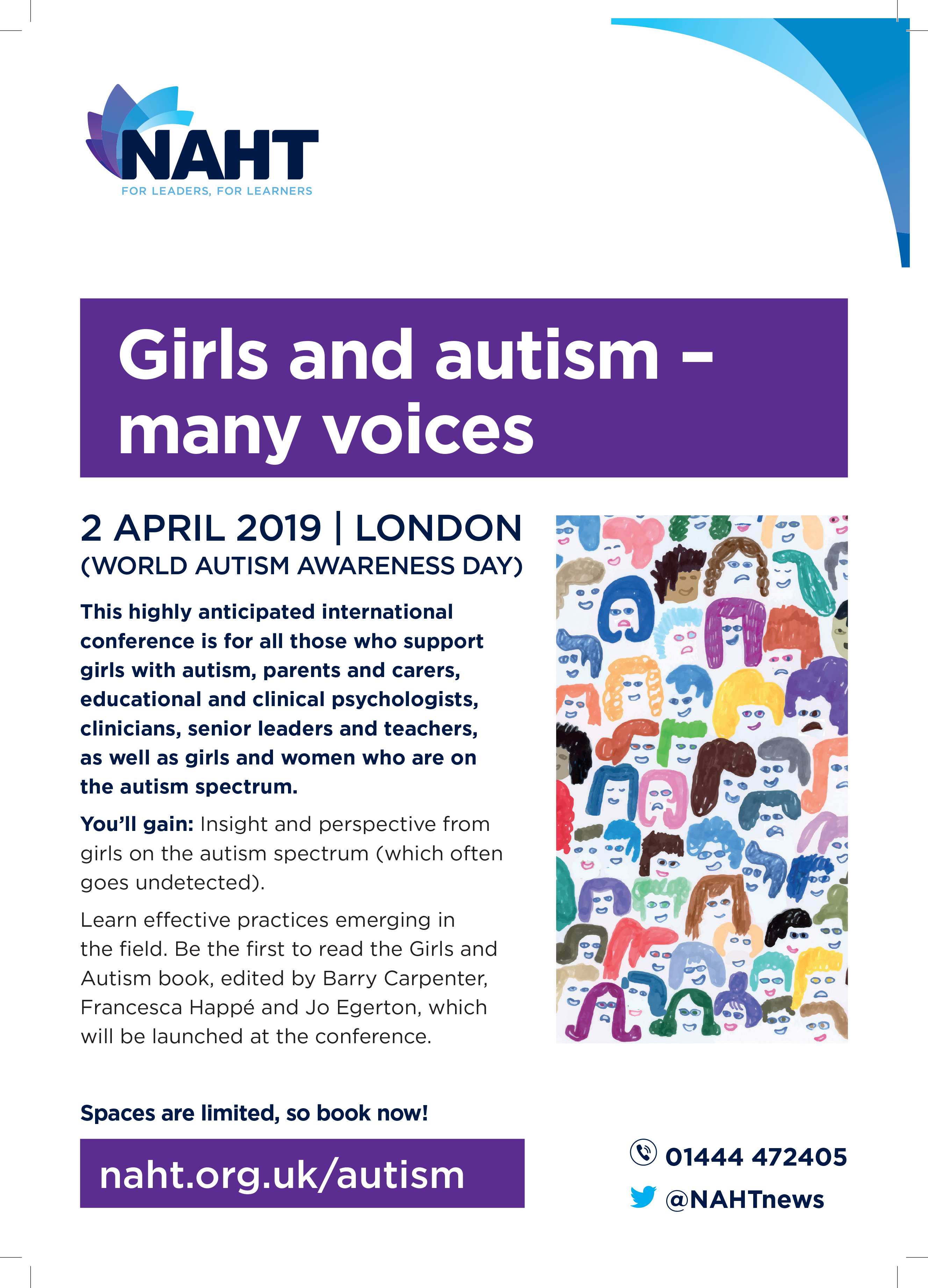 A4 Autism In Girls Flyer - Online Advertising Clipart (2655x3683), Png Download