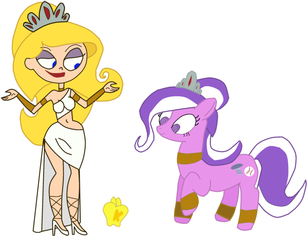 Screwbally, Crossover, Discord, Eris, Rule 63, Safe, - Grim Adventures Of The Billy And Mandy Mlp Clipart (984x757), Png Download