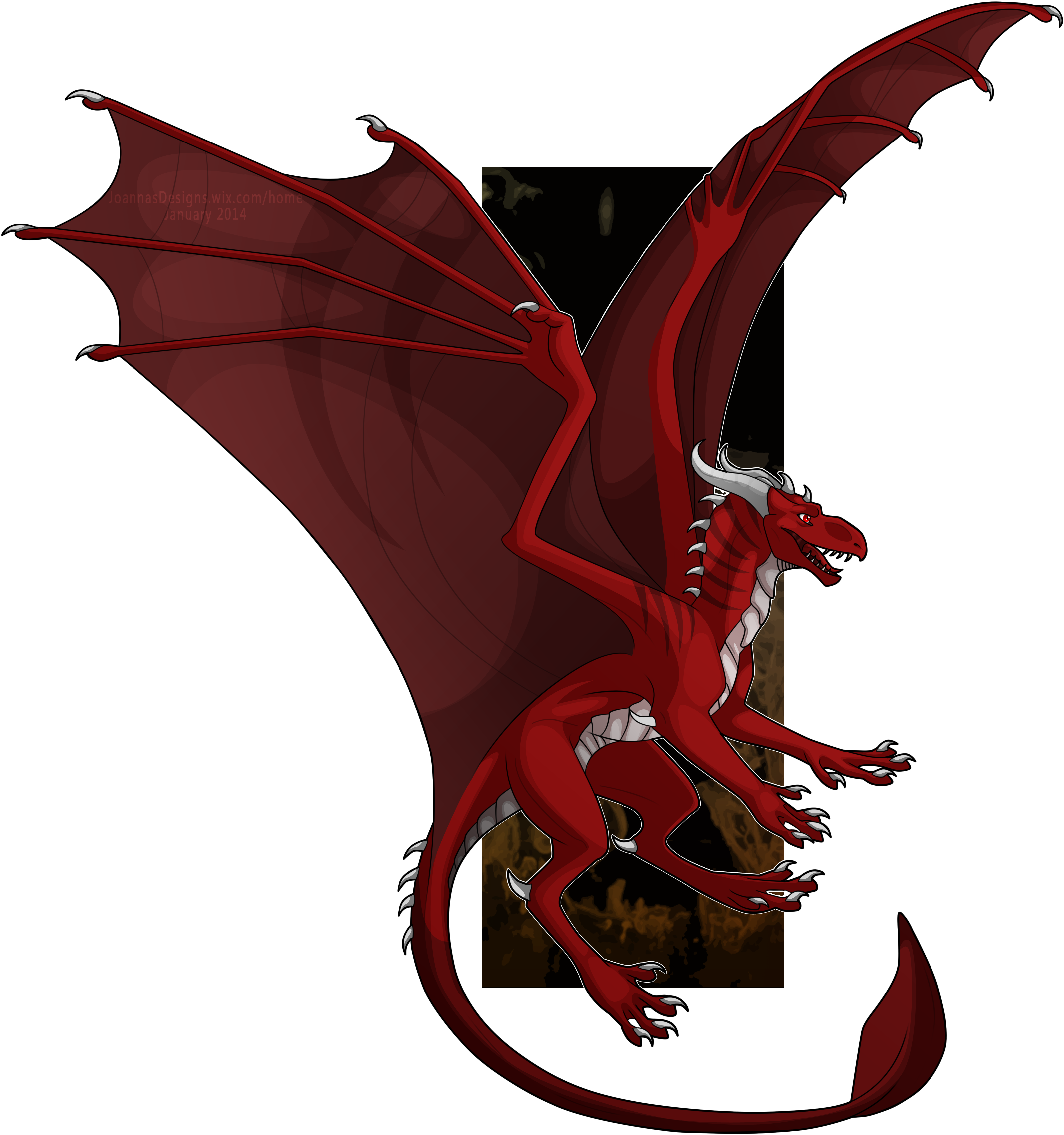 Thorn - Dragon Clipart (3642x3900), Png Download