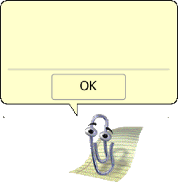 Copy Discord Cmd - Clippy - Png Download (600x614), Png Download